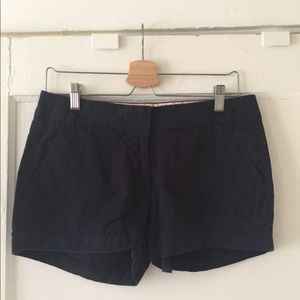 Navy J. Crew 3” shorts